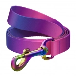 Laisse pour chiens WAUDOG gradient nylon, 15 mm de large, 122 cm de long, violet