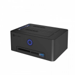 Lecteur de cartes avec station d’accueil double pour SSD/HDD