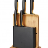 Set de 5 couteaux dans un bloc en bambou