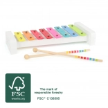 SMALL FOOT xylophone en bois avec lames en métal (FSC)