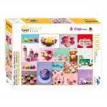 Puzzle Petits Gâteaux 1000 pièces