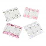 Barrettes à cheveux motif floral - lot de 32 pièces