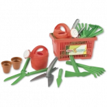 Ensemble de jardinage dans un panier pour enfants Androni, 9 pièces
