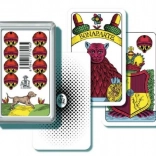 Cartes Mariáš à tête simple dans une boîte en plastique