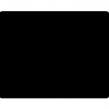 Tapis de souris antidérapant noir 30 × 25 cm