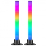 Ensemble de lampes de bureau intelligentes RGB avec application Tuya