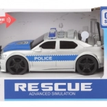 Voiture de police à piles avec lumières et sons