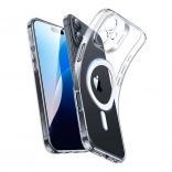 Coque transparente Zero Clear avec anneau magnétique HaloLock pour iPhone 16 Plus