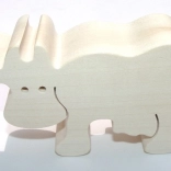 Petit animal en bois Vache