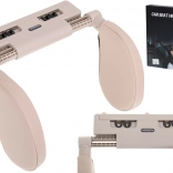 Coussin d’appui-tête et de nuque pour siège auto, réglable – Beige