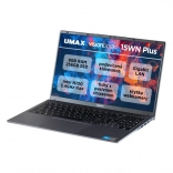 umax visionbook 15wn plus ordinateur portable 15,6" avec intel n100, 8 go de ram et ssd 256 go