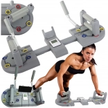 Planche de pompes multifonction avec chronomètre et support téléphone