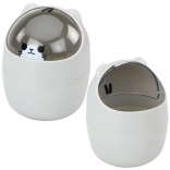 Mini poubelle de table grise 1L