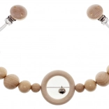 Hess Chaîne de poussette avec grelot naturel longue