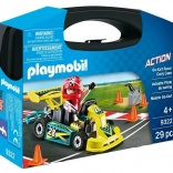 Playmobil set portable – kart de course avec figurine