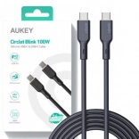 Câble silicone USB-C vers USB-C 1,8 m 100W AUKEY
