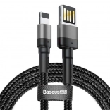 Baseus Cafule câble USB–Lightning réversible 2 m (gris‑noir)