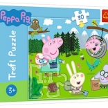 Puzzle Trefl Peppa Pig Aventure en forêt 30 pièces