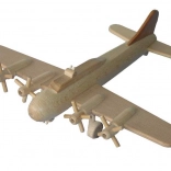 Modèle d'avion en bois Bombardier B17 grand