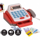 Petite caisse enregistreuse numérique pour enfants avec accessoires, lumière et son