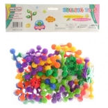 Jeu de construction à billes – pièces plastiques créatives à assembler pour enfants 3+