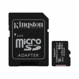 kingston carte microsd 64 go canvas select plus avec adaptateur