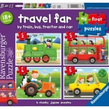 Ravensburger Mon premier puzzle : Moyens de transport 4-en-1