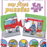 Ravensburger mes premiers puzzles – véhicules et machines 9×2 pièces