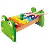 Bino Xylophone en métal Grenouille