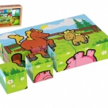 Blocs en bois Mes premiers animaux