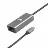 Adaptateur USB-C vers Ethernet RJ45 gris, 10/100/1000 Mb/s