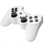 Manette Gamepad Pro pour PC et PlayStation 3 avec vibrations Esperanza Trooper (USB, blanc/noir)