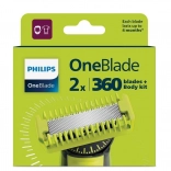 Lames de rechange Philips OneBlade 360 avec Body Kit
