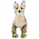 Chat en peluche de savane 50 cm