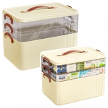 Organisateur de médicaments – grande armoire à pharmacie domestique à plusieurs niveaux