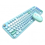 MOFII Lovely Ensemble Clavier et Souris Sans Fil (Bleu)