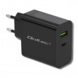 Chargeur secteur 45 W avec USB‑C Power Delivery et USB, noir