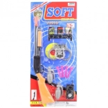 Set pour enfants avec fusil et accessoires à ventouses