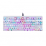 clavier mécanique de jeu Motospeed CK101 RGB blanc