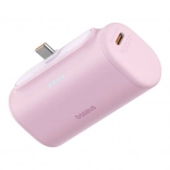 Batterie externe à charge rapide BASEUS Compact USB‑C 5000 mAh, 20 W – rose