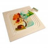 puzzle en bois saisons HESS