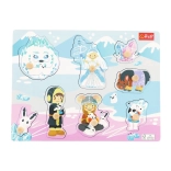 Puzzle en bois moyen Château de glace, 8 pièces