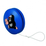 Detoa yo-yo bleu avec la PETITE TAUPE en train de courir