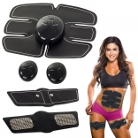 Électrostimulateur EMS 3-en-1 pour abdos, bras et cuisses