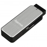 Lecteur de cartes USB 3.0 SD/microSD – argent