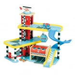 Vilac garage Vilacity – garage en bois à étages avec ascenseur et petites voitures