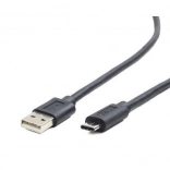 Câble USB 2.0 USB‑A vers USB‑C, 1 m, noir