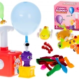 Lanceur à ballons avec petites voitures motif lapin – set de 23 pièces