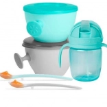 Ensemble de Repas Easy-Feed Teal/Gris