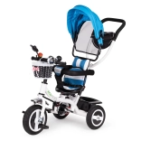 Tricycle enfant avec toit rotatif et roues durables ECOTOYS